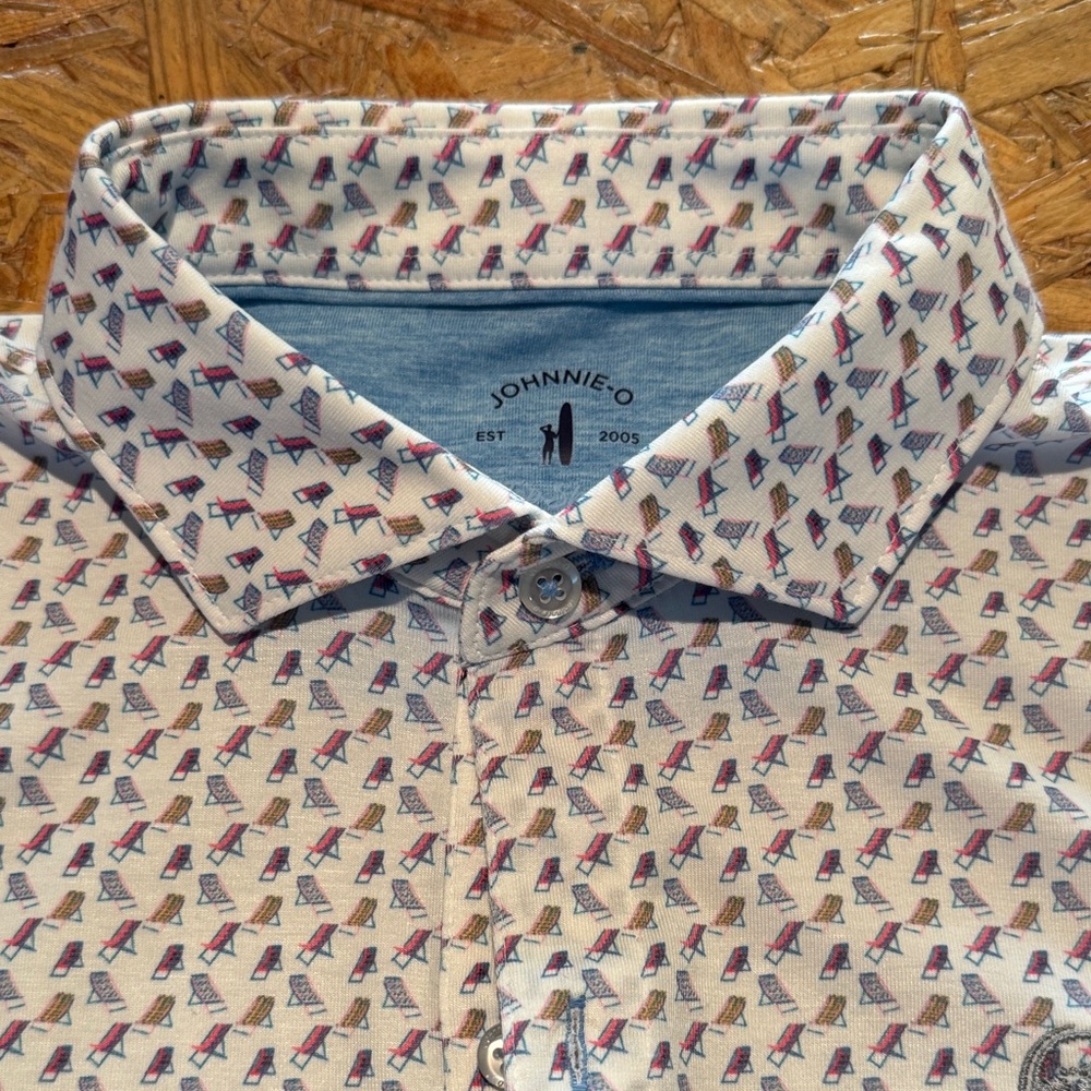 Johnnie-O Men's Patterned Shirt - Multicolor sz s